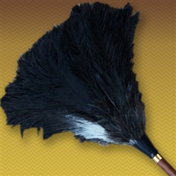 28" Apex Line Premium Ostrich Feather Duster - Black (ALTADH28B)